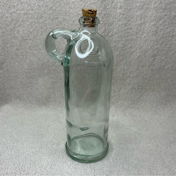 Vintage Glass Bottle w/Cork Gin Xoriguer-Mahon-Menorca, Spain-16oz-Vtg-90s-Retro - Picture 3 of 13